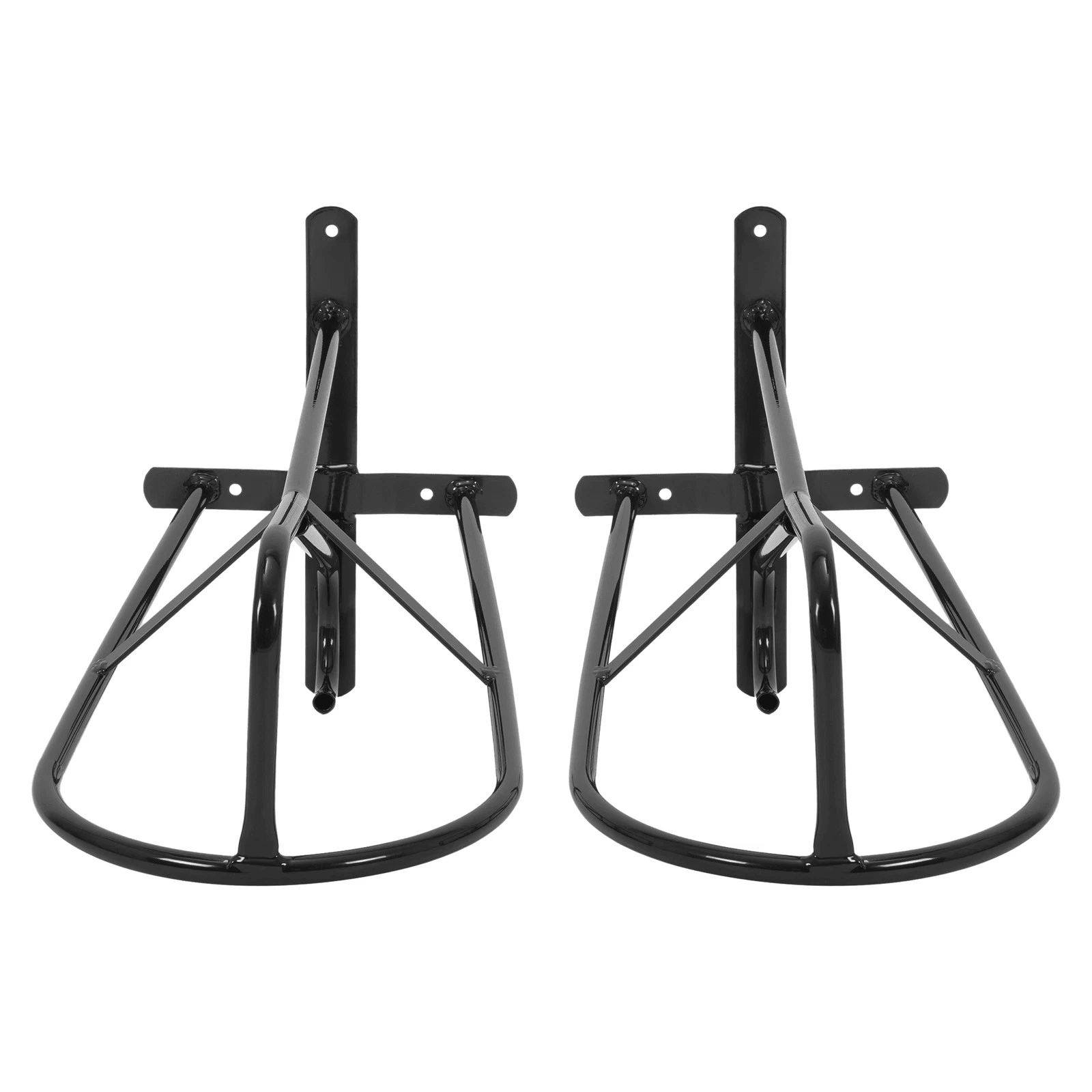 2 Pack Portable Wall Mounted Horse Saddle Stand Black Tack Storage LYOM4852 - with | Sold by Uncle Wiener's Wholesale