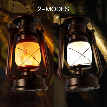 2 Pack Solar Hanging Lanterns Outdoor Waterproof LED Flame Lights for Garden Patio Yard SFL2PK - with | Sold by Uncle Wiener's Wholesale