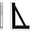 2 - Pack Steel Truck Box Mounting Brackets – Heavy - Duty, Universal Fit | SKU: 3102501 - with | Sold by Uncle Wiener's Wholesale