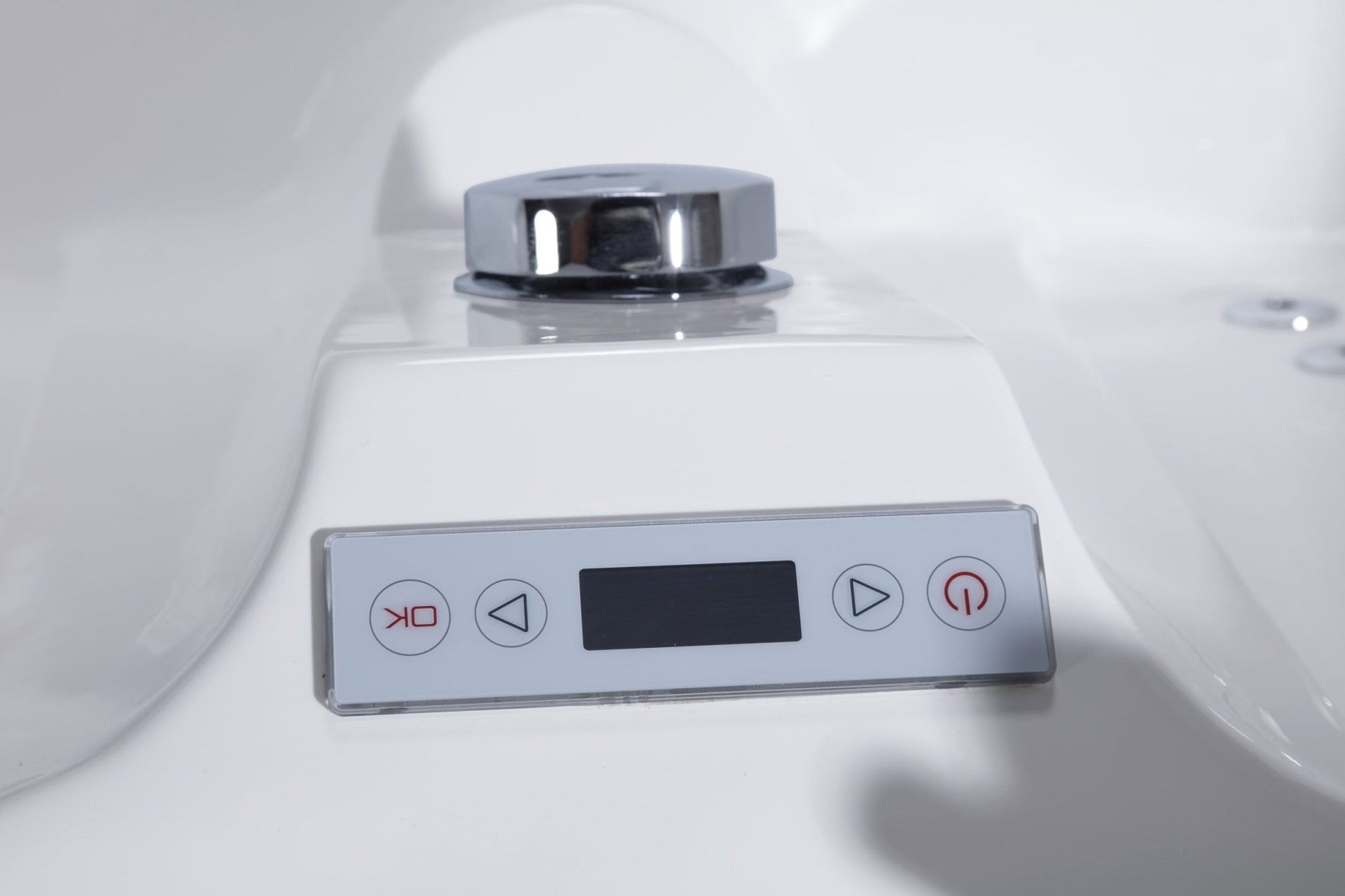 2-Person Whirlpool Massage Bathtub 70.9" with Heater, Water Jets, Air Bubble Nozzles, LED Light & Headrests TMB052 - with Left Version | Sold by Uncle Wiener's Wholesale