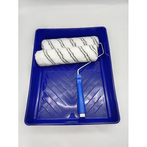 2-Piece Paint Roller Set 9" Microfiber Roller Tray Painting Kit T0997 - with | Sold by Uncle Wiener's Wholesale