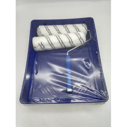 2-Piece Paint Roller Set 9" Microfiber Roller Tray Painting Kit T0997 - with | Sold by Uncle Wiener's Wholesale