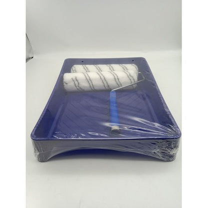 2-Piece Paint Roller Set 9" Microfiber Roller Tray Painting Kit T0997 - with | Sold by Uncle Wiener's Wholesale