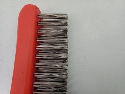 2-Piece Stainless Steel & Carbon Steel Wire Brush Set T0984 - with | Sold by Uncle Wiener's Wholesale