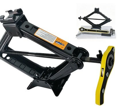 2 Ton Manual Car Scissor Jack Set with Ratchet Handle for SUV, Sedan, Truck, RV Tire Change & Emergency Roadside Kit SJ2T38 - with | Sold by Uncle Wiener's Wholesale