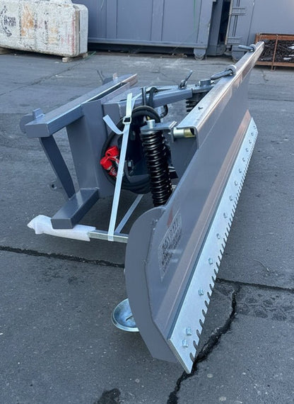 2 - Way Bendall Hydraulic Snow Blade 102" & 118" – Fits John Deere Global Mount Tractors - with 104" SLOW BLADE (JD GREEN) | Sold by Uncle Wiener's Wholesale