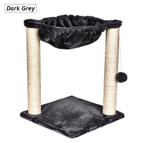 20 - Inch Cat Tower Hammock Tree with Sisal Scratching Post – Multi - Color – LBCT118 - with | Sold by Uncle Wiener's Wholesale