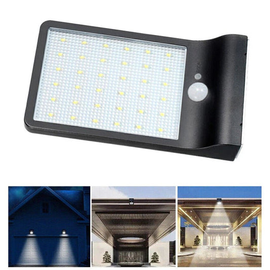 20 LED Solar Motion Sensor Light – IP65 Waterproof Outdoor Security Wall Light – 52659 - with | Sold by Uncle Wiener's Wholesale