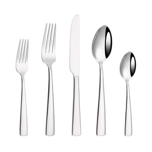 20-Piece Stainless Steel Flatware Set Mirror Finish 18/0 Cutlery Service for 4 TD1258