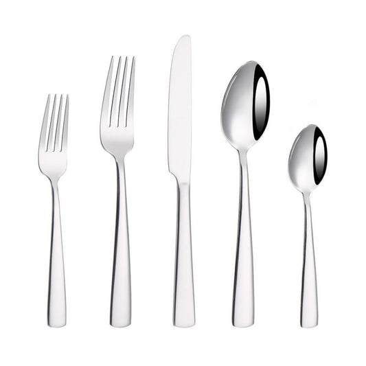 20-Piece Stainless Steel Flatware Set Mirror Finish 18/0 Cutlery Service for 4 TD1258 - with | Sold by Uncle Wiener's Wholesale