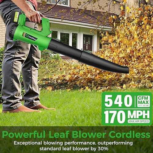 20 V Cordless Handheld Leaf Blower with 6.0 Ah Battery and Charger - with | Sold by Uncle Wiener's Wholesale