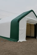 20ft double truss PVC fabric shelter with roll-up door