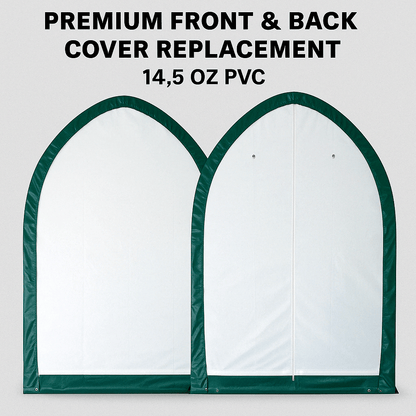 20′ Wide Single Truss Storage Buildings – Portable Industrial Shelter with PE or PVC Covers - Single Truss Storage Shelter with Premium Front & Back Cover Replacement 14.5 OZ PVC | Sold by Uncle Wiener's Wholesale