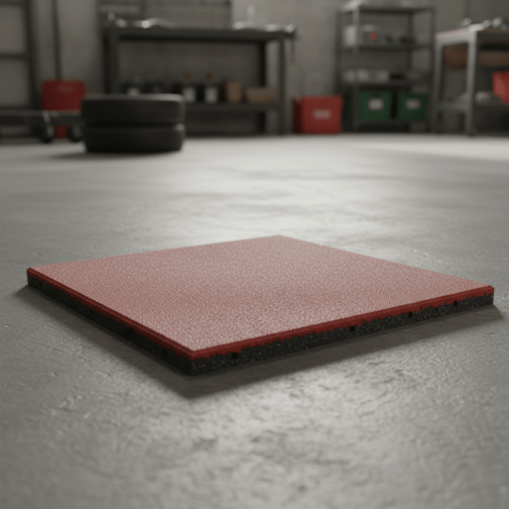 20" x 20" x 1" Rubber Patio & Playground Tiles – Slip - Resistant, DIY Install - General Equipment with | Sold by Uncle Wiener's Wholesale