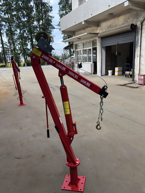 2000 lbs Truck Mounted Crane – Heavy - Duty Lifting Hoist 1244210 - with | Sold by Uncle Wiener's Wholesale