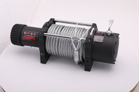 20000LB 12V Electric Winch – Heavy Duty 7.8HP Series Wound Motor, 4 - Stage Planetary Gear, Roller Fairlead – SU20000 - with | Sold by Uncle Wiener's Wholesale