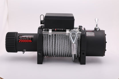 20000LB 12V Electric Winch – Heavy Duty 7.8HP Series Wound Motor, 4 - Stage Planetary Gear, Roller Fairlead – SU20000 - with | Sold by Uncle Wiener's Wholesale