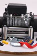 20000LB 12V Electric Winch – Heavy Duty 7.8HP Series Wound Motor, 4 - Stage Planetary Gear, Roller Fairlead – SU20000 - with | Sold by Uncle Wiener's Wholesale