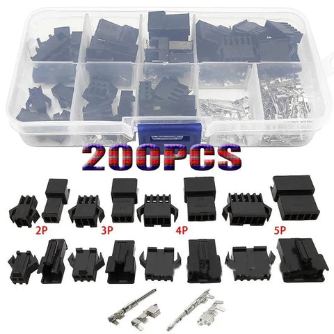 200pcs 2.54mm Dupont Wire Jumper Pin Header Connector Kit FS030067 - with | Sold by Uncle Wiener's Wholesale