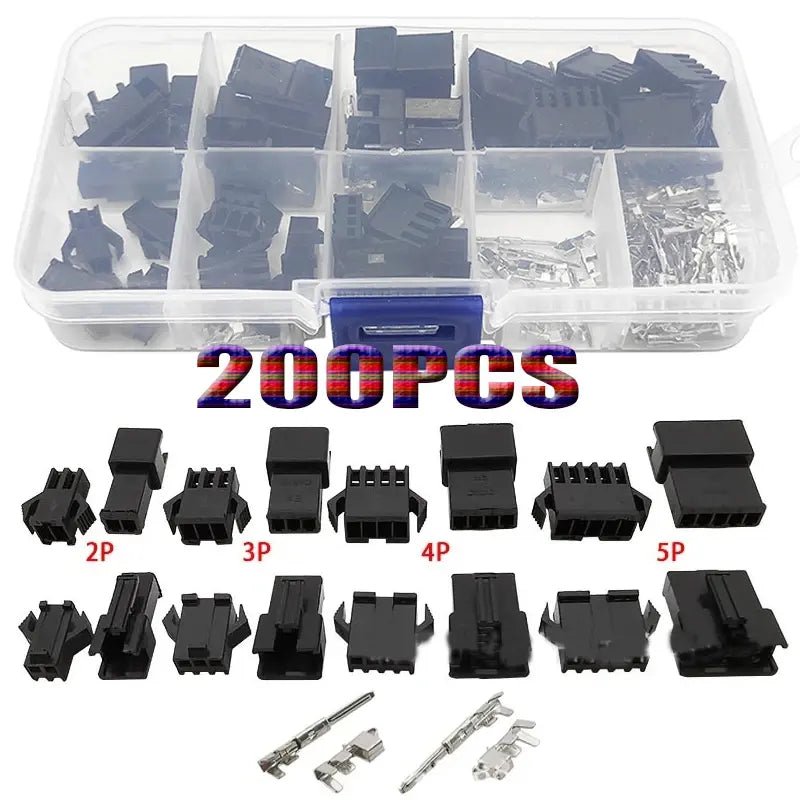 200pcs 2.54mm Dupont Wire Jumper Pin Header Connector Kit FS030067 - with | Sold by Uncle Wiener's Wholesale