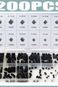 200pcs Flat Point Set Allen Head Socket Hex Screw Kit FS010259 - with | Sold by Uncle Wiener's Wholesale