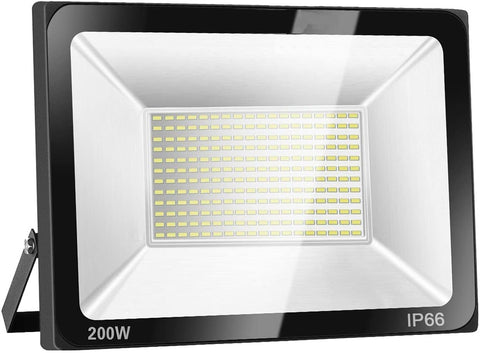 200W LED Flood Light – Outdoor Bright White IP66 Waterproof Energy Saving B6200W - with | Sold by Uncle Wiener's Wholesale