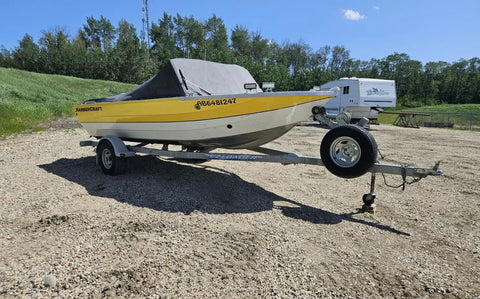 2010 Harbercraft 1875 Whitewater 18 Ft Aluminum Jet Boat – Fully Outfitted &amp; Adventure - Ready 2504910 - with | Sold by Uncle Wiener's Wholesale