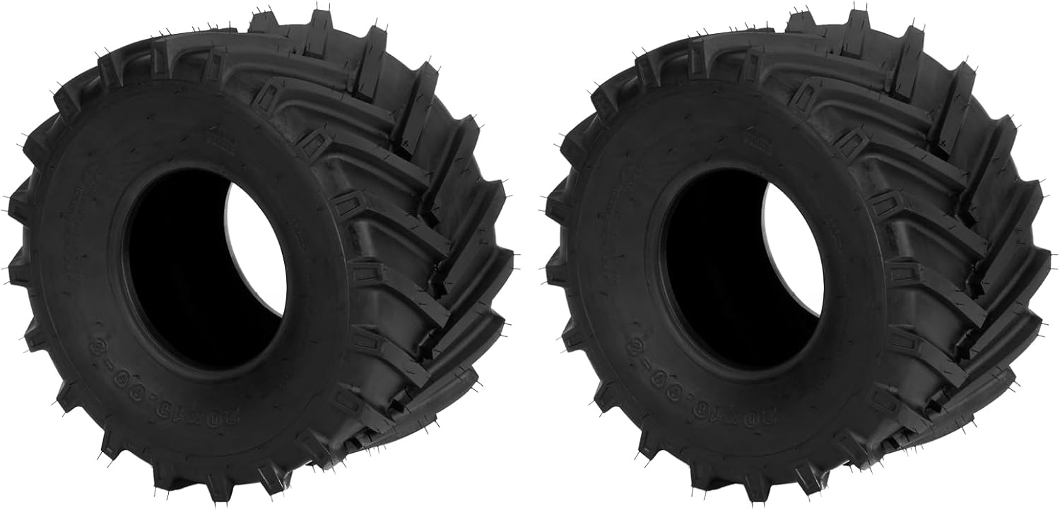20×10.00 - 8 Lawn Mower Tire, 4 - Ply Rated Turf Replacement (Tire Only) – LM20100084PR - with | Sold by Uncle Wiener's Wholesale