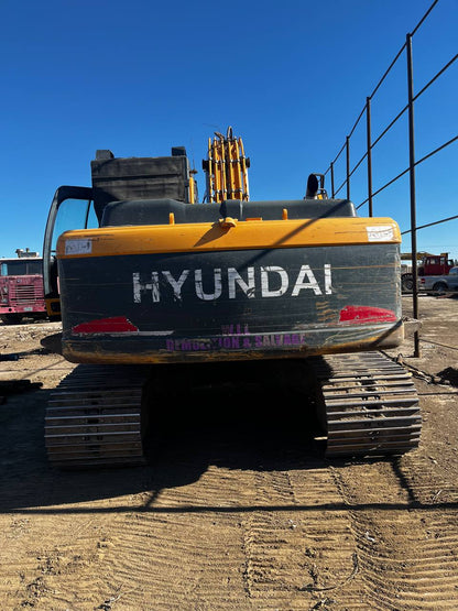2012 Hyundai Robex 210LC - 9 Excavator | 7377 Hours | 44" Scrap/Demo Grapple | 44" Scrap Magnet | Excellent Condition - with | Sold by Uncle Wiener's Wholesale