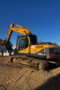 2012 Hyundai Robex 210LC - 9 Excavator | 7377 Hours | 44" Scrap/Demo Grapple | 44" Scrap Magnet | Excellent Condition - with | Sold by Uncle Wiener's Wholesale