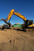 2012 Hyundai Robex 210LC - 9 Excavator | 7377 Hours | 44" Scrap/Demo Grapple | 44" Scrap Magnet | Excellent Condition - with | Sold by Uncle Wiener's Wholesale