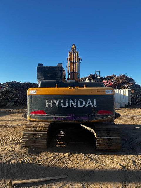 2012 Hyundai Robex 210LC - 9 Excavator | 7377 Hours | 44" Scrap/Demo Grapple | 44" Scrap Magnet | Excellent Condition - with | Sold by Uncle Wiener's Wholesale