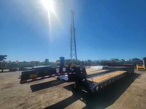 2025 Witzco RG - 52 Tri - Axle Removable Gooseneck Lowboy Trailer – Double Drop, Hydraulic Gooseneck - with 8'6" Wide | Sold by Uncle Wiener's Wholesale