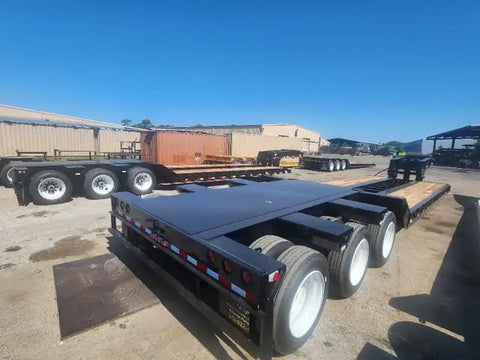 2025 Witzco RG - 52 Tri - Axle Removable Gooseneck Lowboy Trailer – Double Drop, Hydraulic Gooseneck - with 8'6" Wide | Sold by Uncle Wiener's Wholesale