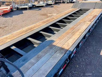 2025 Witzco RG - 52 Tri - Axle Removable Gooseneck Lowboy Trailer – Double Drop, Hydraulic Gooseneck - with 8'6" Wide | Sold by Uncle Wiener's Wholesale