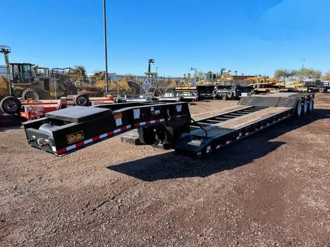 2025 Witzco RG - 52 Tri - Axle Removable Gooseneck Lowboy Trailer – Double Drop, Hydraulic Gooseneck - with 8'6" Wide | Sold by Uncle Wiener's Wholesale