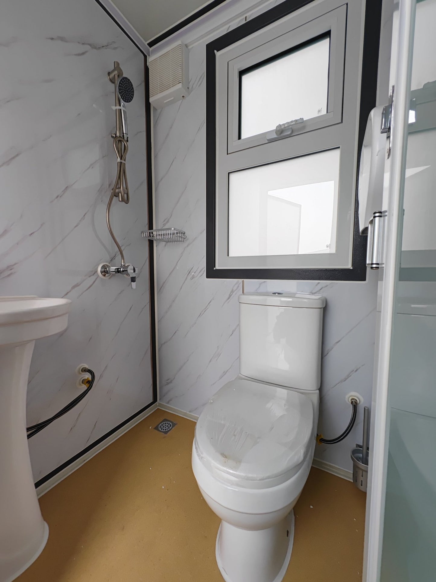 20FT Insulated Mobile Office Container with Kitchen Bathroom & Bedroom | Wired, Ready to Use SU289481 - with | Sold by Uncle Wiener's Wholesale