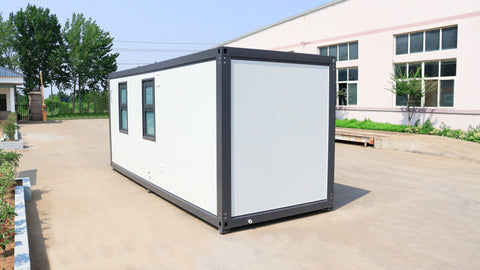 20FT Insulated Mobile Office Container with Kitchen Bathroom & Bedroom | Wired, Ready to Use SU289481 - with | Sold by Uncle Wiener's Wholesale