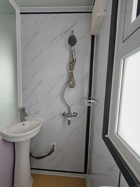 20FT Insulated Mobile Office Container with Kitchen Bathroom & Bedroom | Wired, Ready to Use SU289481 - with | Sold by Uncle Wiener's Wholesale