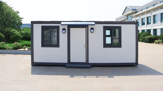 20FT Insulated Mobile Office Container with Kitchen Bathroom & Bedroom | Wired, Ready to Use SU289481 - with | Sold by Uncle Wiener's Wholesale