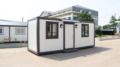 20FT Insulated Mobile Office Container with Kitchen Bathroom & Bedroom | Wired, Ready to Use SU289481 - with | Sold by Uncle Wiener's Wholesale