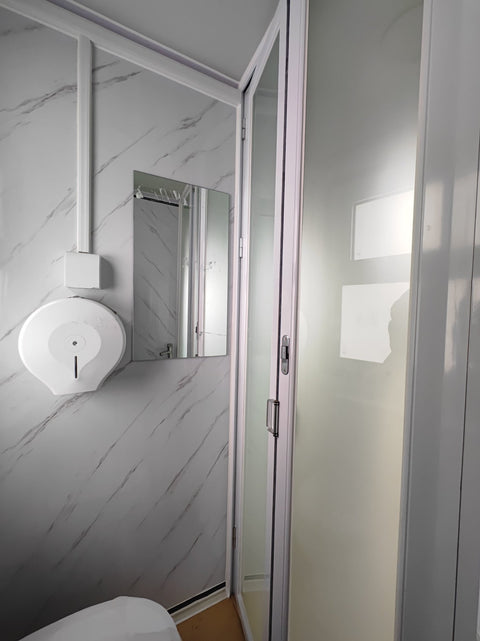 20FT Insulated Mobile Office Container with Kitchen Bathroom & Bedroom | Wired, Ready to Use SU289481 - with | Sold by Uncle Wiener's Wholesale