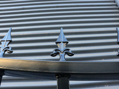 20FT Metal Farm Gate Kit Driveway Entry Design Dual - Swing Gate Kit – Deer Artwork SU24DR - with | Sold by Uncle Wiener's Wholesale