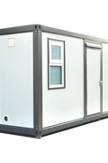 20FT Mobile Office with Bathroom & Kitchen | Insulated, Wired, Ready to Use SU289481 - with | Sold by Uncle Wiener's Wholesale