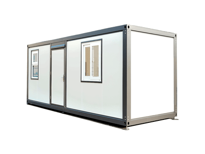 20FT Mobile Office with Bathroom & Kitchen | Insulated, Wired, Ready to Use SU289481 - with | Sold by Uncle Wiener's Wholesale