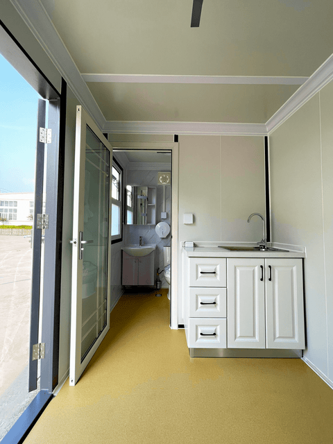 20FT Mobile Office with Bathroom & Kitchen | Insulated, Wired, Ready to Use SU289481 - with | Sold by Uncle Wiener's Wholesale