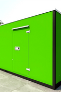 20FT Mobile Warehouses – Heavy - Duty Steel Storage Units - with Three Doors – Two Partitions | Sold by Uncle Wiener's Wholesale