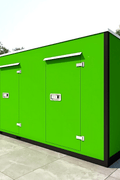 20FT Mobile Warehouses – Heavy - Duty Steel Storage Units - with Eight Doors – With Partitions | Sold by Uncle Wiener's Wholesale