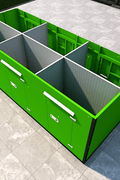 20FT Mobile Warehouses – Heavy - Duty Steel Storage Units - with Six Doors – With Partitions | Sold by Uncle Wiener's Wholesale
