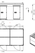 20FT Mobile Warehouses – Heavy - Duty Steel Storage Units - with Six Doors – With Partitions | Sold by Uncle Wiener's Wholesale